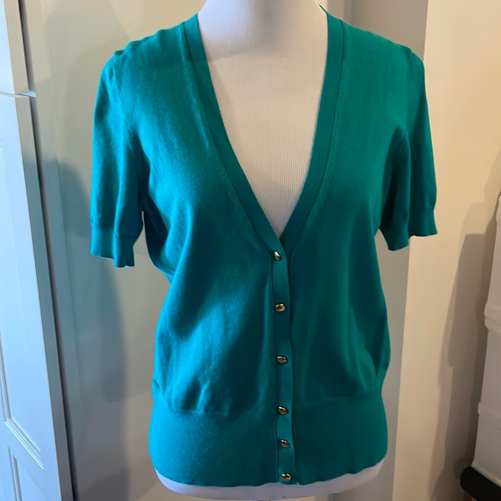 Banana Republic button sweater top size M